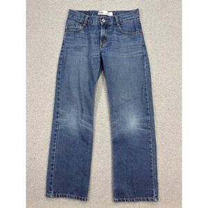 Y2K Levi's 514 Jeans Women's 14R Blue Med Wash Denim Straight Mid Rise Whiskered